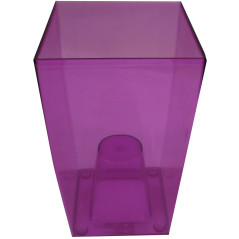 obal na květináč hranatý DUW120P, fialový