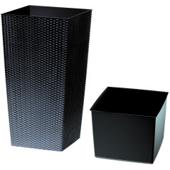 květináč RATO SQUARE DRTS400, antracit