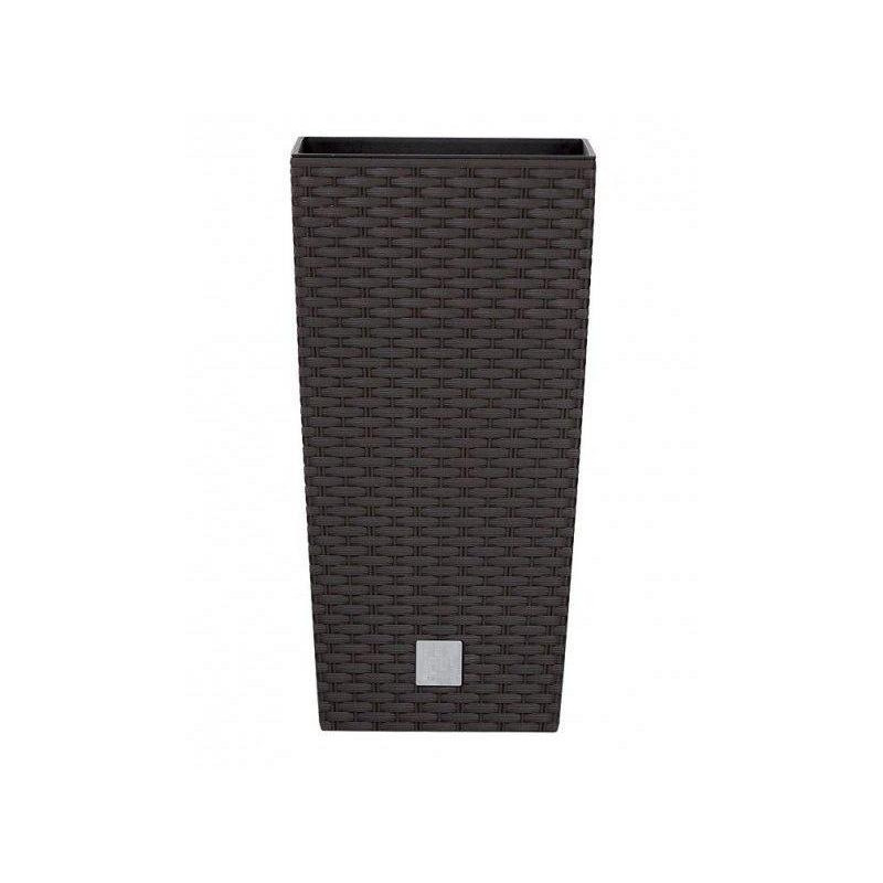 květináč RATO SQUARE DRTS400, tmavě hnědý