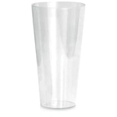 květináč TUBUS SLIM, DTUS200P, čirý, průměr 200 mm