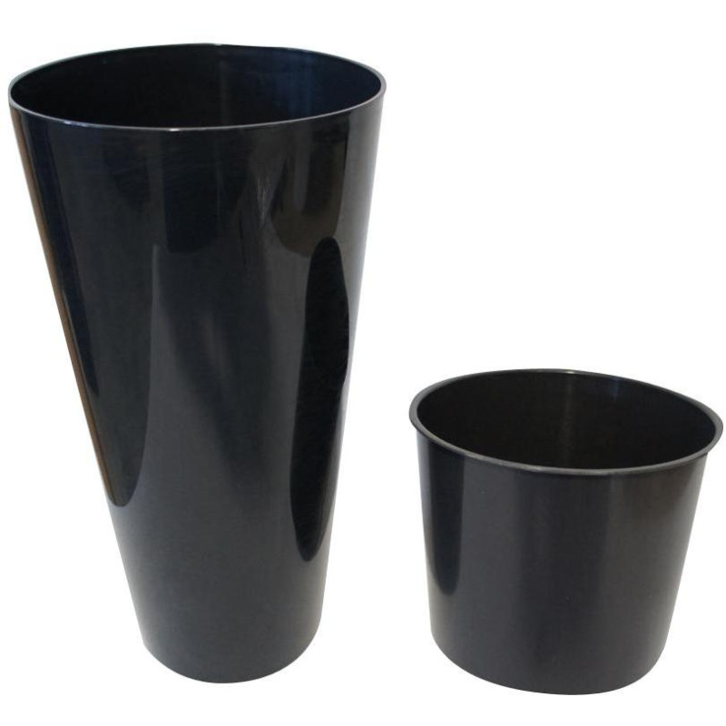 květináč TUBUS Slim DTUS200S, antracit