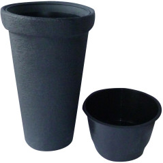 květináč CLASSIC TOWER DPC40, antracit