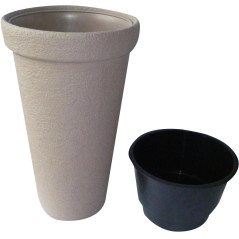 květináč CLASSIC TOWER DPC30, bahnitý