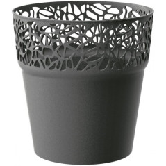 květináč NATURO DNAT175 grafitový