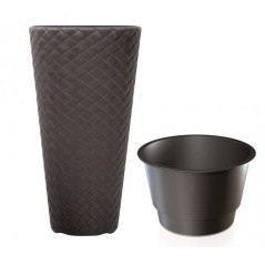 květináč MATUBA SLIM DPMT300 tmavě hnědý