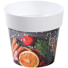 květináč s potiskem DML160 motiv S3