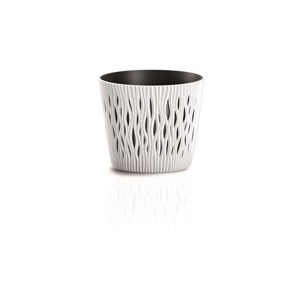 květináč SANDY ROUND DSR160 bílý