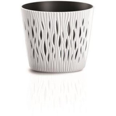 květináč SANDY ROUND DSR160 bílý