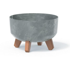 květináč GRACIA LOW DGRL240LE beton