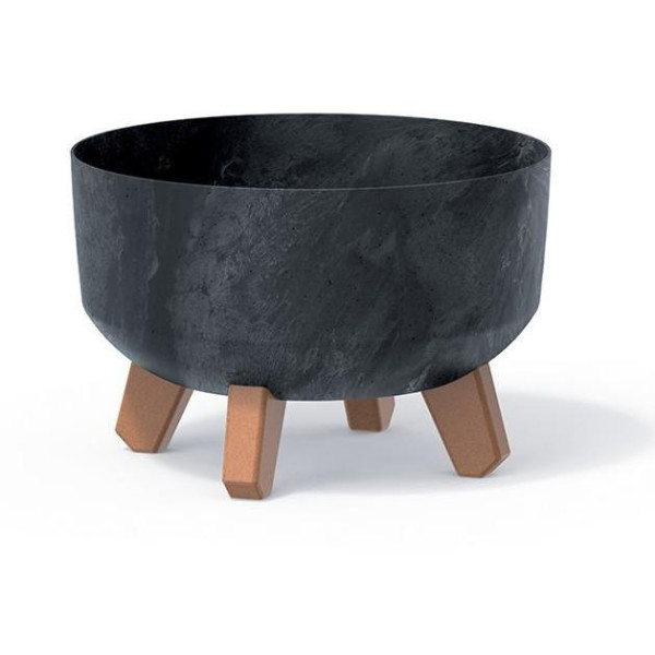 květináč GRACIA LOW DGRL240LE antracit