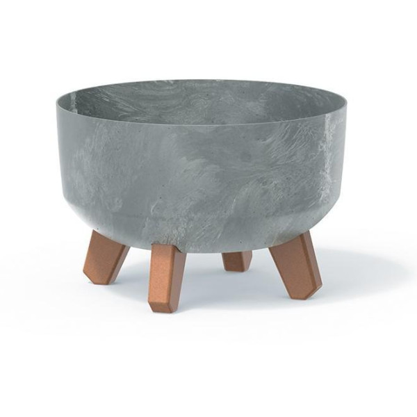 květináč GRACIA LOW DGRL300LE beton