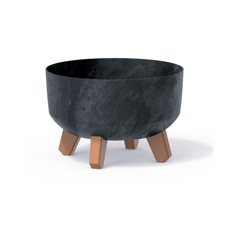 květináč GRACIA LOW DGRL300LE antracit