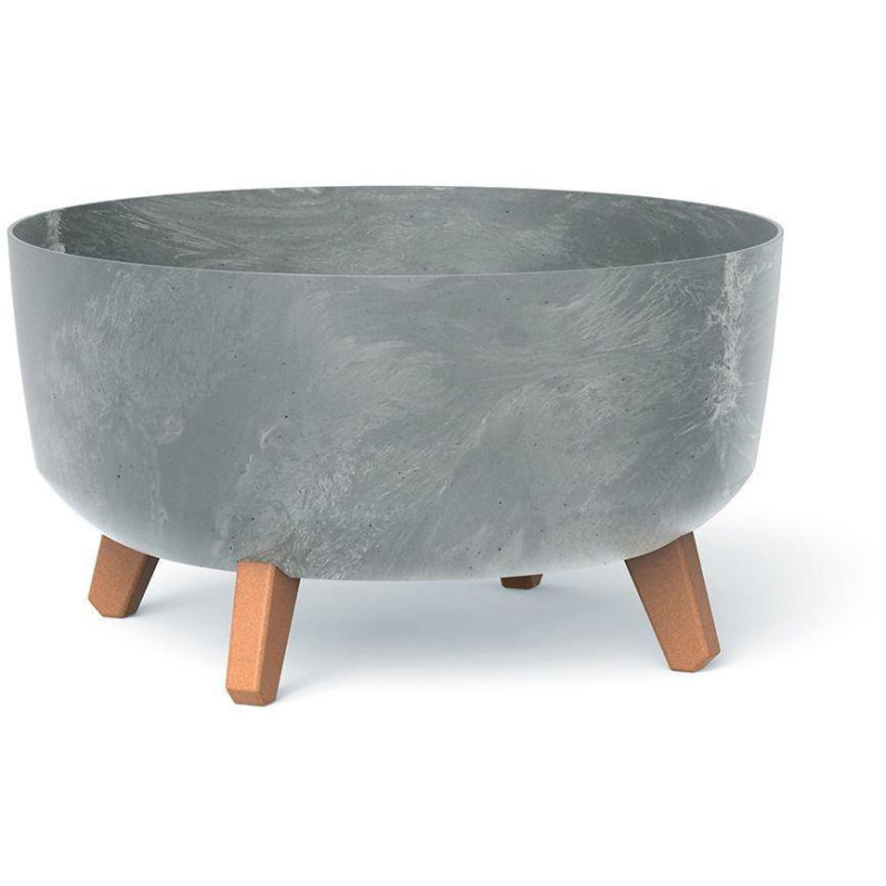 květináč GRACIA LOW DGRL400LE beton