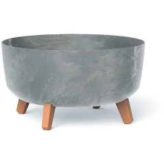 květináč GRACIA LOW DGRL400LE beton