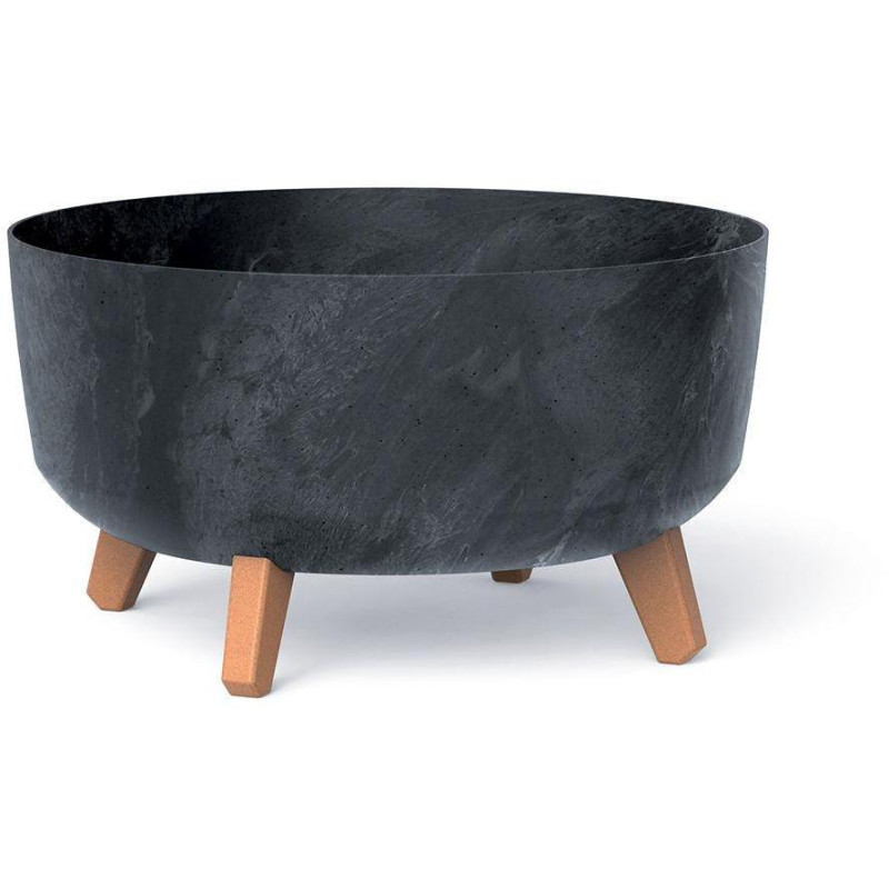 květináč GRACIA LOW DGRL400LE antracit