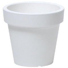 květináč LEXO ROUND DLR 1000 - bílý