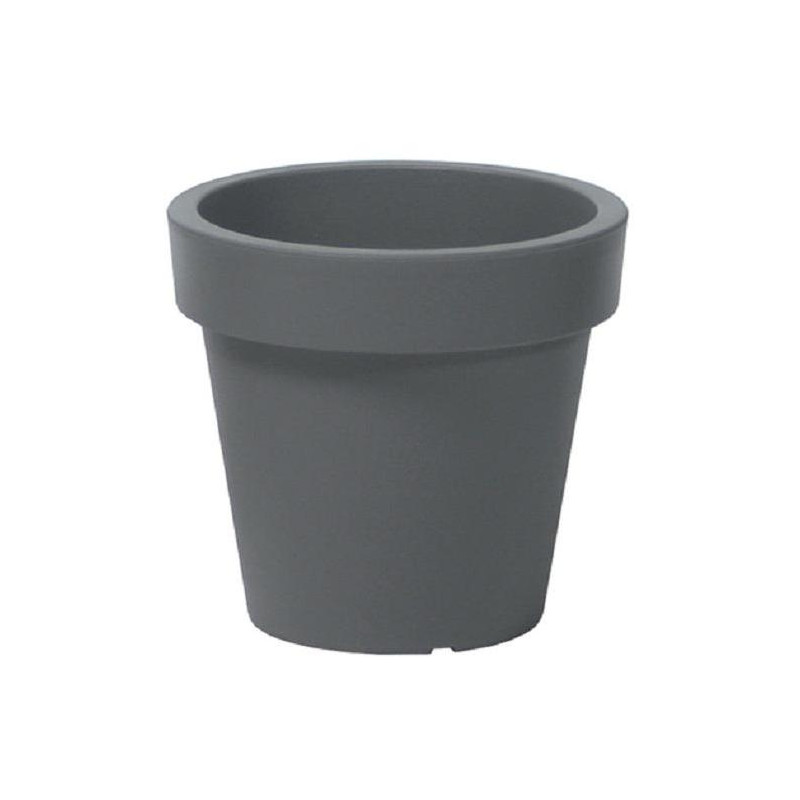 květináč LEXO ROUND DLR 600 - šedý kámen