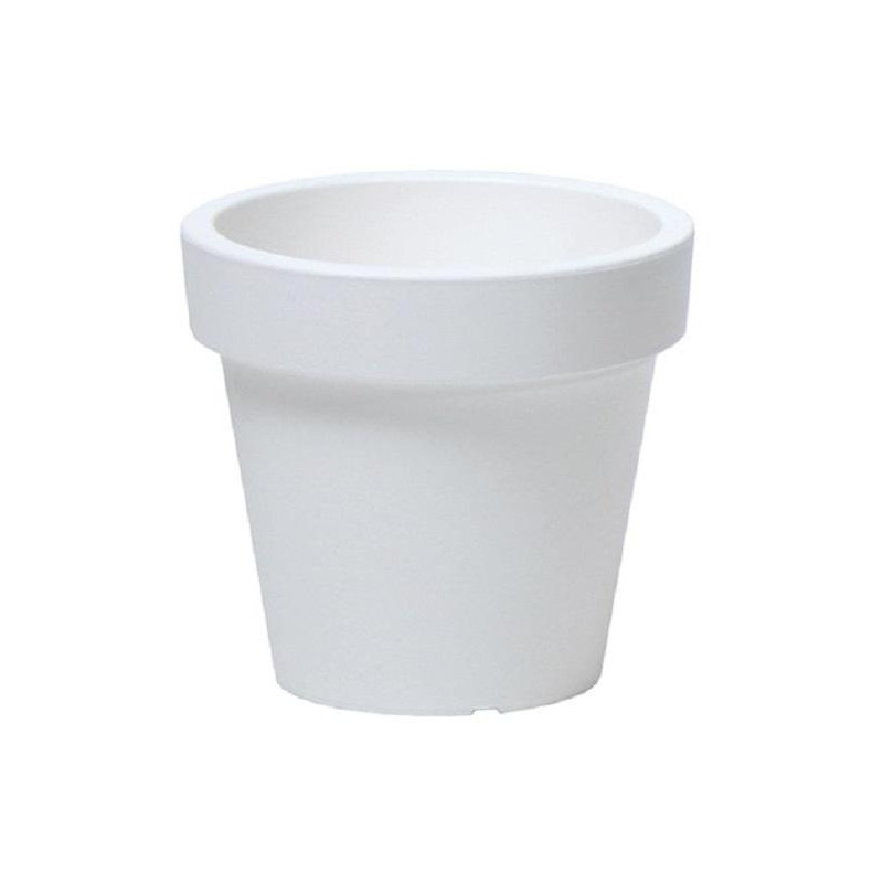 květináč LEXO ROUND DLR 800 - bílý