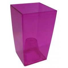 obal na květináč hranatý DUW120P, fialový