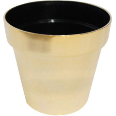 květináč CHROME GOLD DGC110G, průměr 110 mm