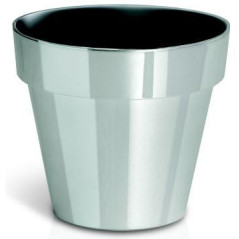 květináč CHROME SILVER DGC110S, průměr 110 mm