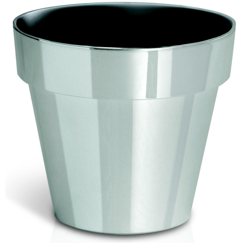 květináč CHROME SILVER DGC140S, průměr 140 mm