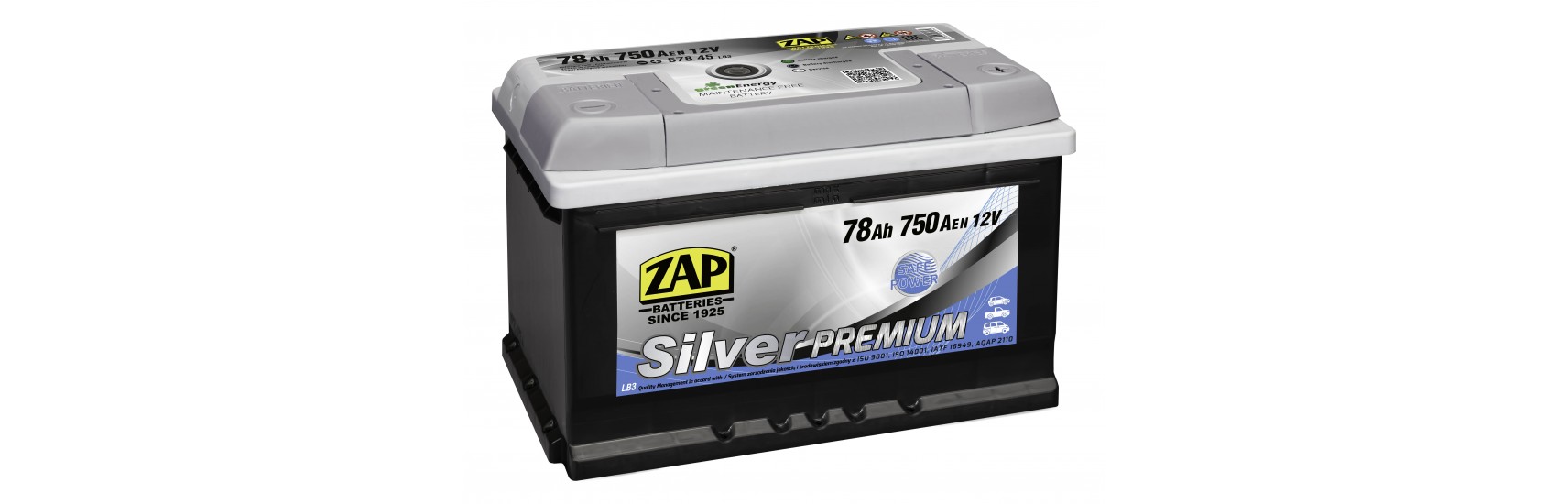 Autobaterie ZAP Silver Premium